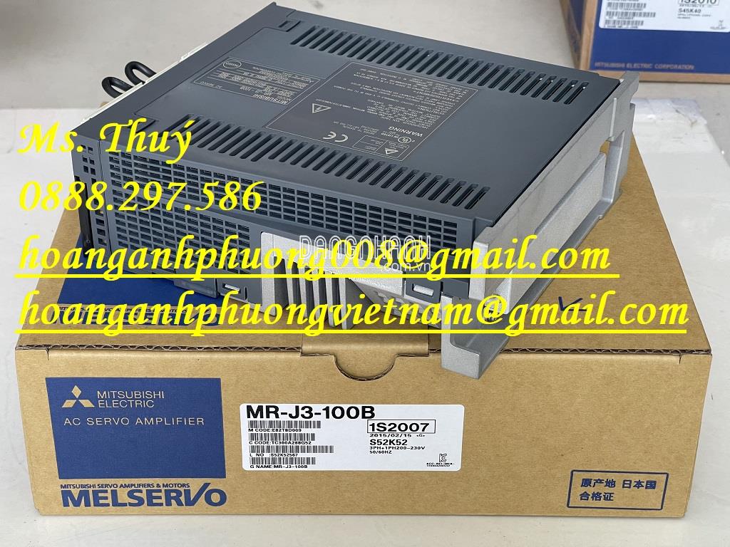  Mitsubishi MR-J3-100B 1kW 220V - Bộ điều khiển - Japan