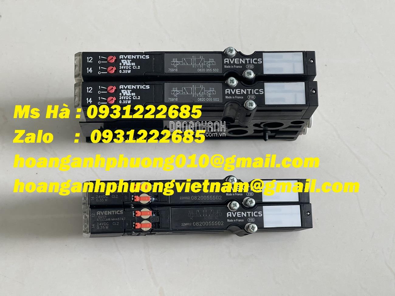 Aventics van nhập khẩu 0820055502 - giao hàng cấp tốc