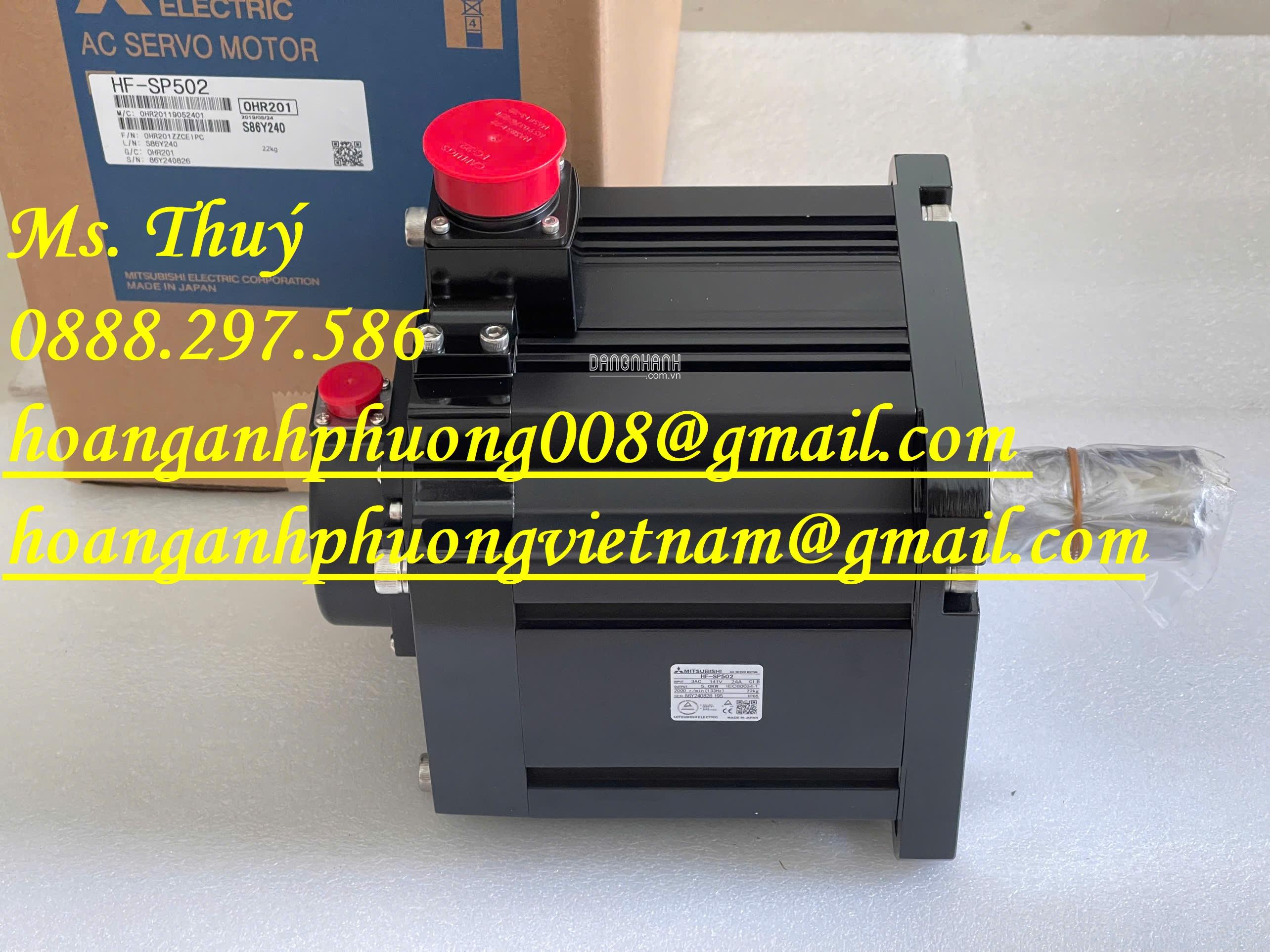 Hàng mới 100% - Động cơ Servo Mitsubishi HF-SP502