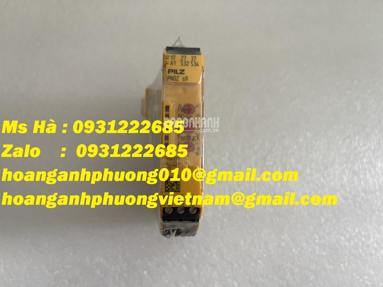 Pilz 750109 PNOZ s9 24VDC 3 n/o 1 n/c t  - rờ le an toàn 