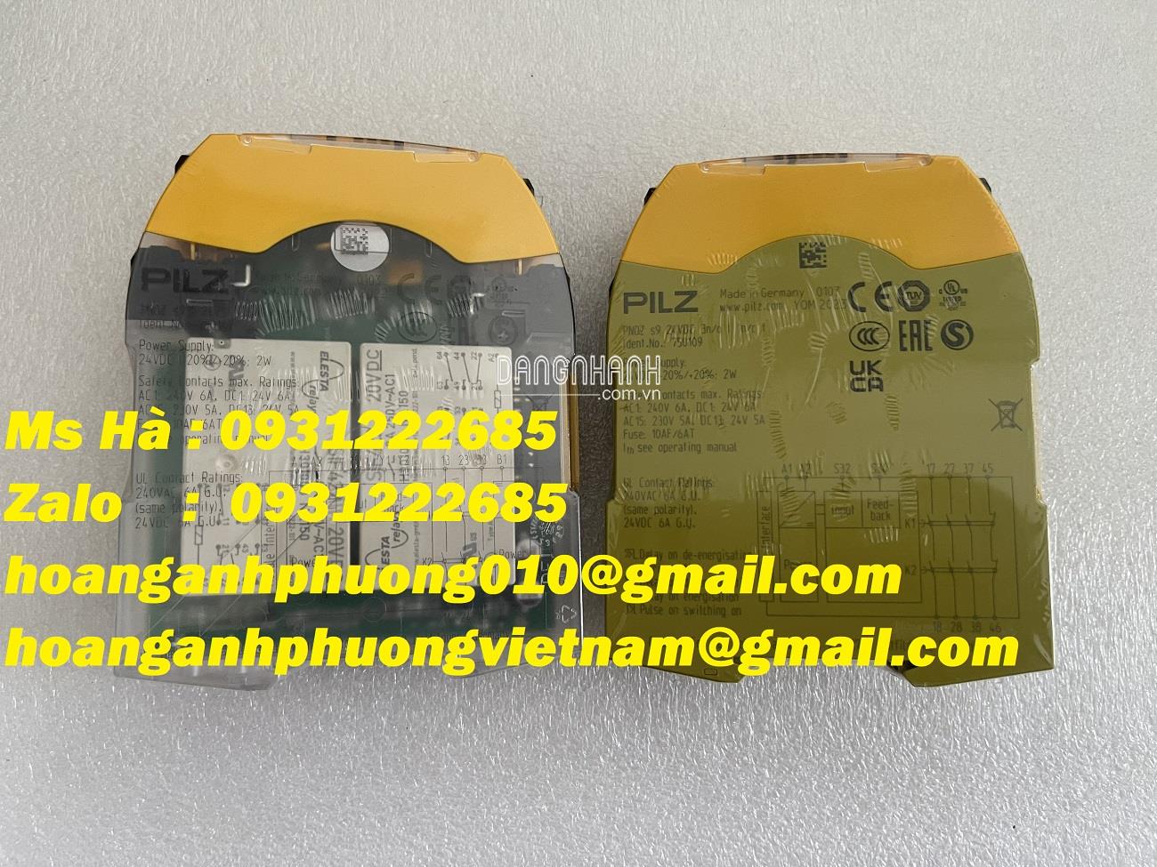 Relay 750167 pilz PNOZ s7.1 24VDC chính hãng - Toàn quốc 