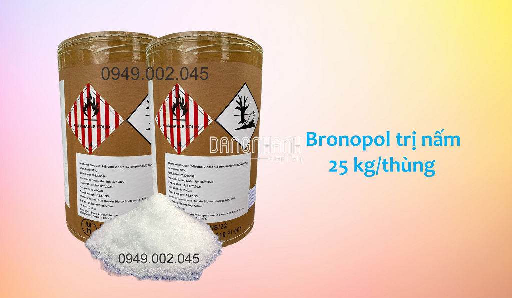 Bronopol 99% - Xử lý nấm đồng tiền ao nuôi thủy sản