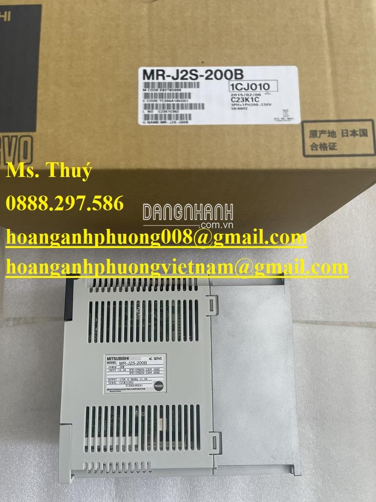 Hàng chuẩn Japan - Mitsubishi MR-J2S-200B - Nhập khẩu