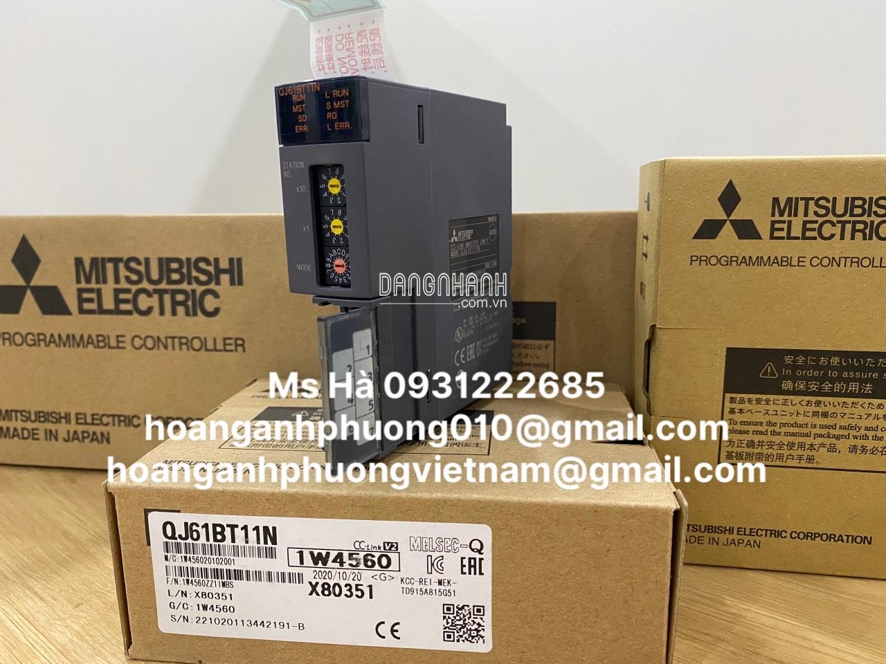  Mitsubishi | QJ61BT11N mô đun dòng Q series | CC-link master 