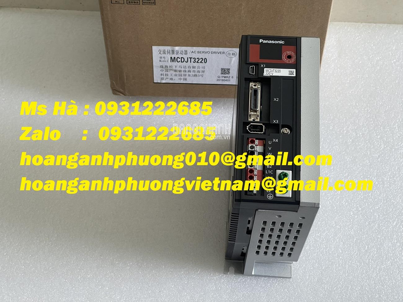 AC servo 750W MCDJT3220 panasonic - điều khiển động cơ 