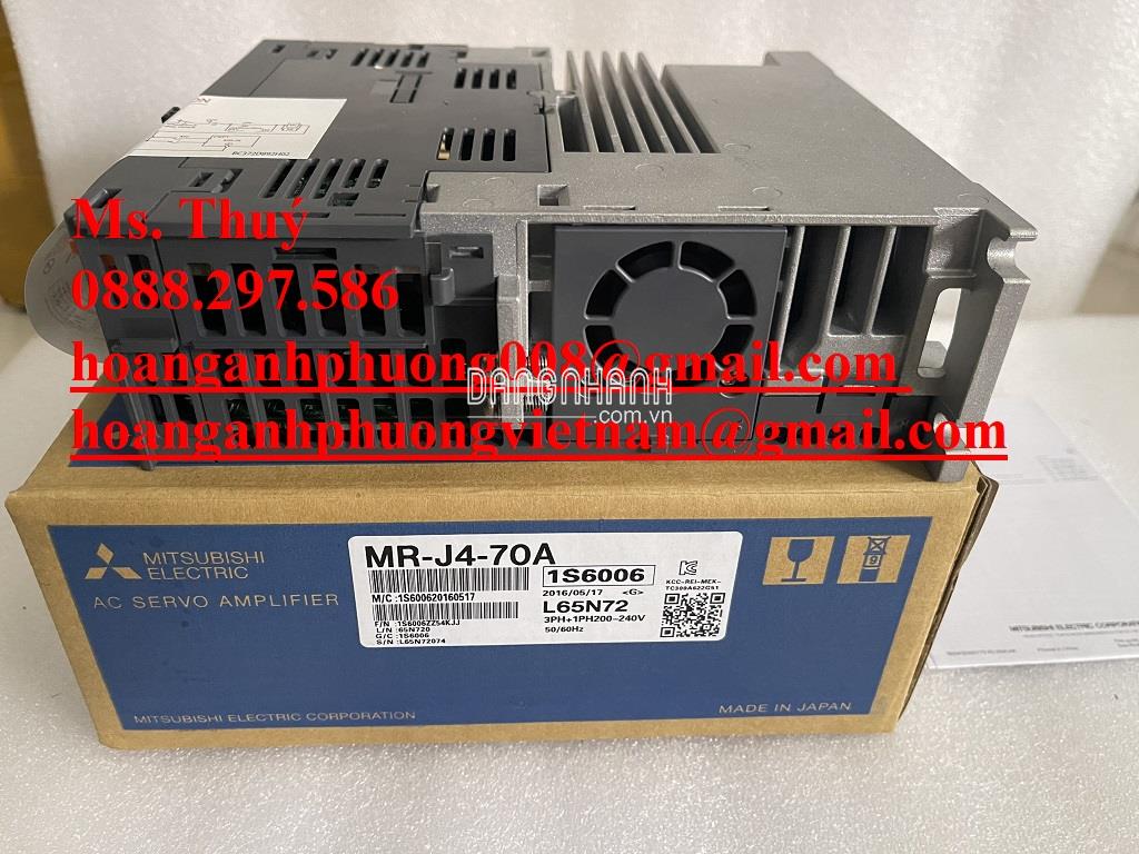 Chuyên hàng Mitsubishi - Bộ điều khiển MR-J4-70A - Made in Japan