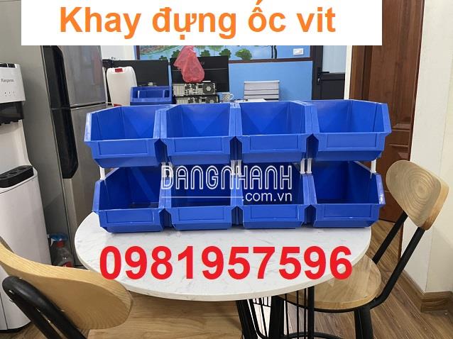 Khay nhựa đựng ốc vít, đinh, phụ kiện, linh kiện trong các nhà xưởng, nhà máy, gara