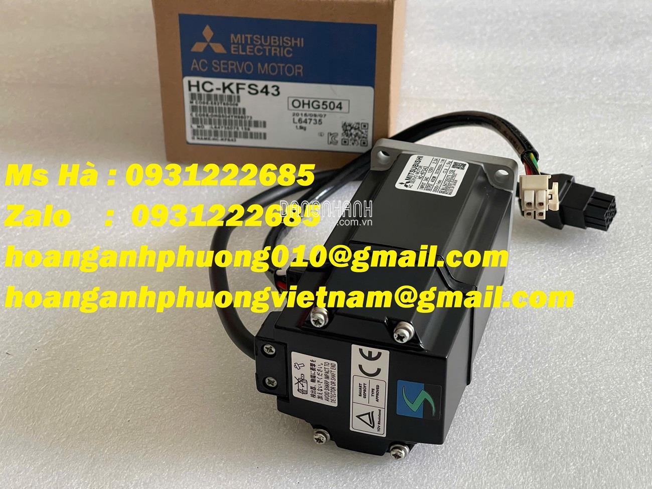 Bán toàn quốc - Servo HC-KFS43 mitsubishi - giá luôn tốt 