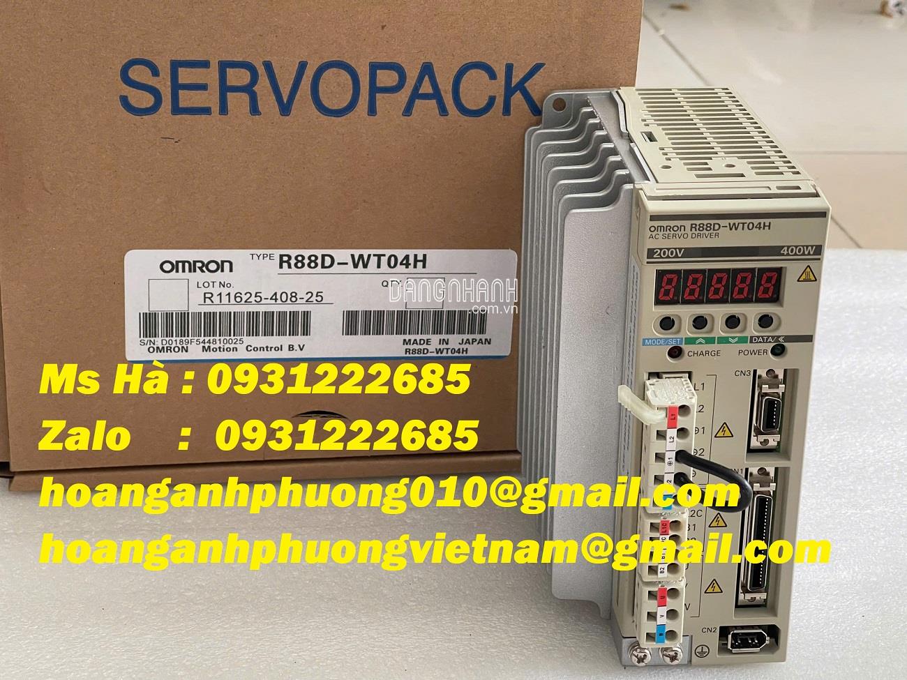 Trình điều khiển servo R88D-WT04H Omron 400W