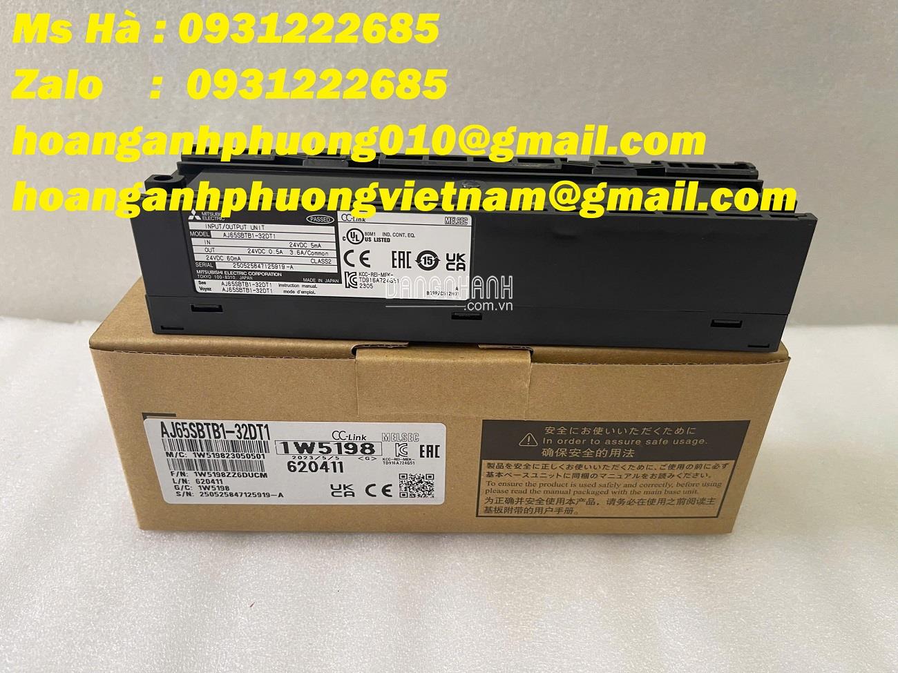 Module kết hợp I/O từ xa AJ65SBTB1-32DT1 mitsubishi 24VDC