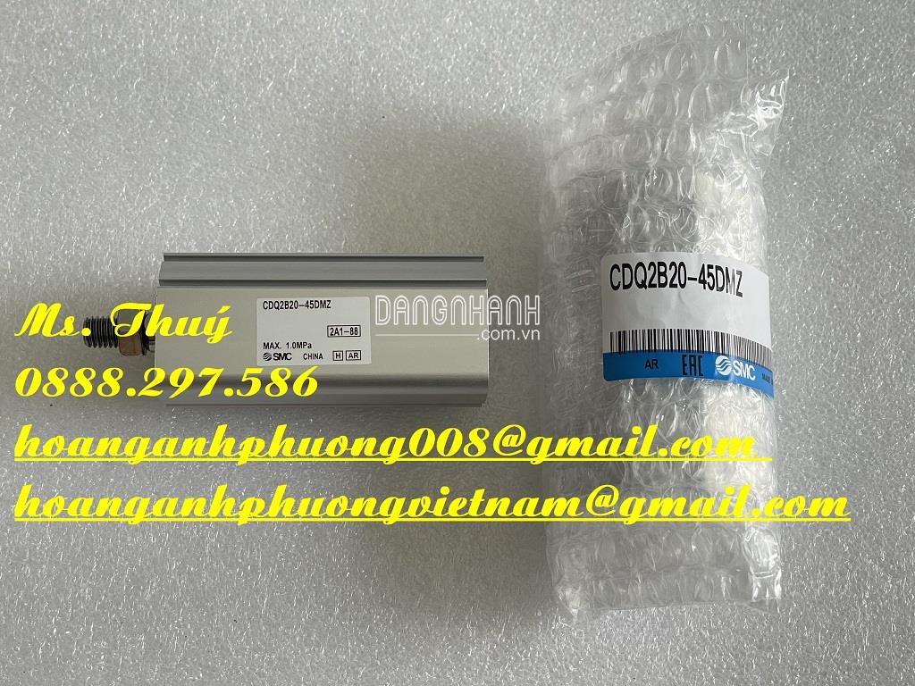 CDQ2B20-45DMZ - Xi lanh SMC mới 100% - Giao hàng toàn quốc