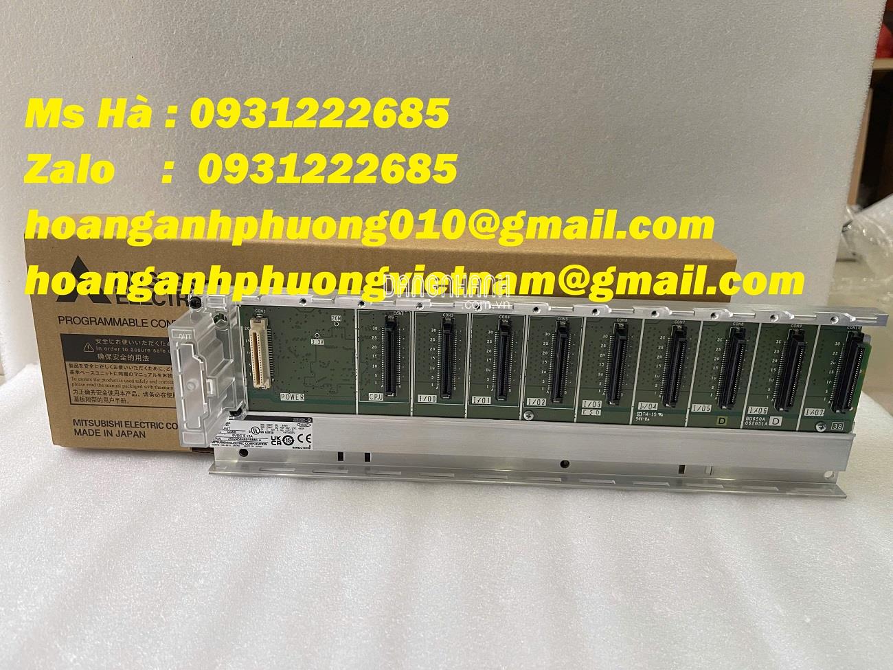 Đế cắm PLC hàng nhập chính hãng Q38B mitsubishi