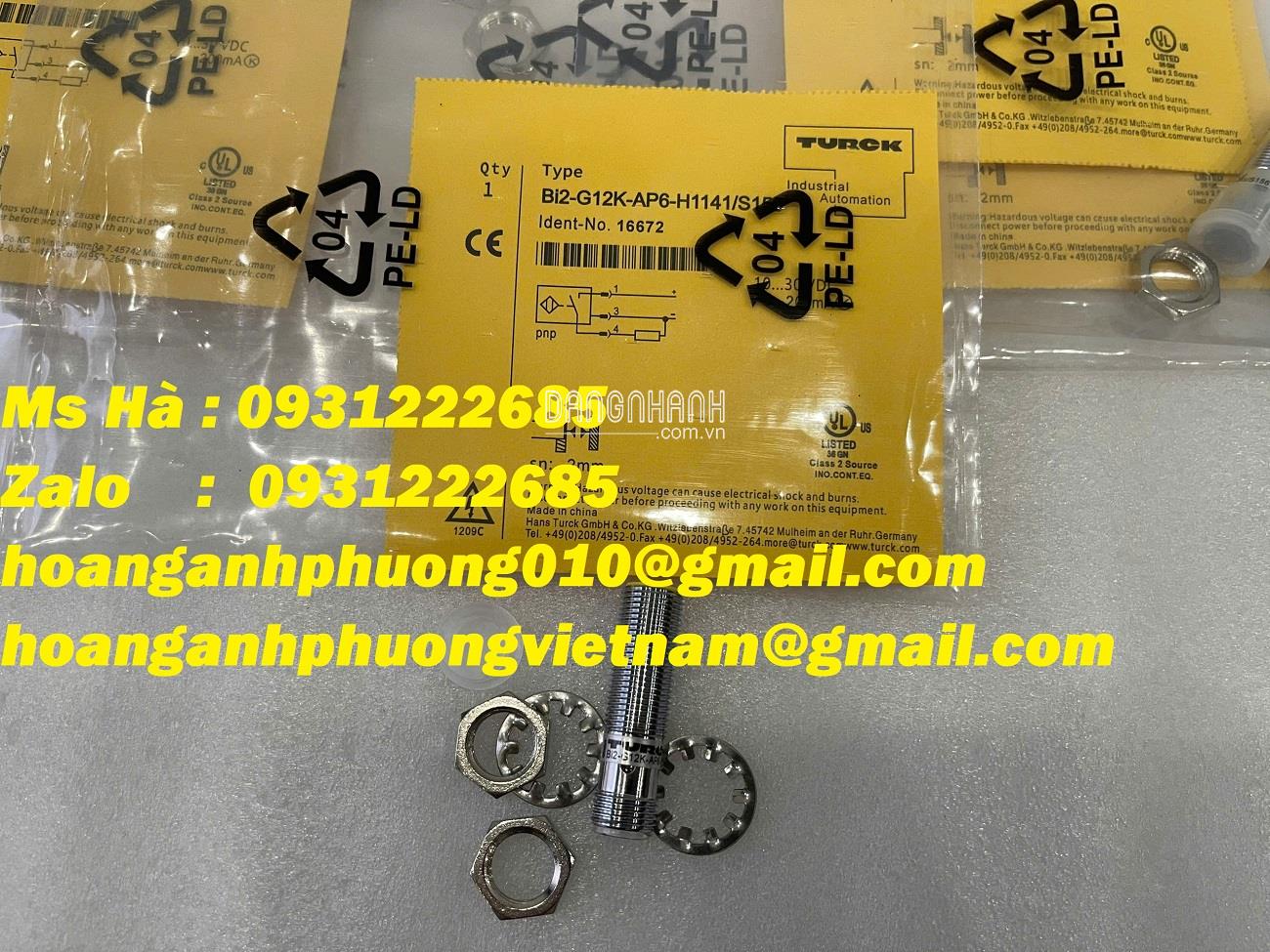 Cảm biến cảm ứng Bi2-G12K-AP6-H1141/S156 Turck