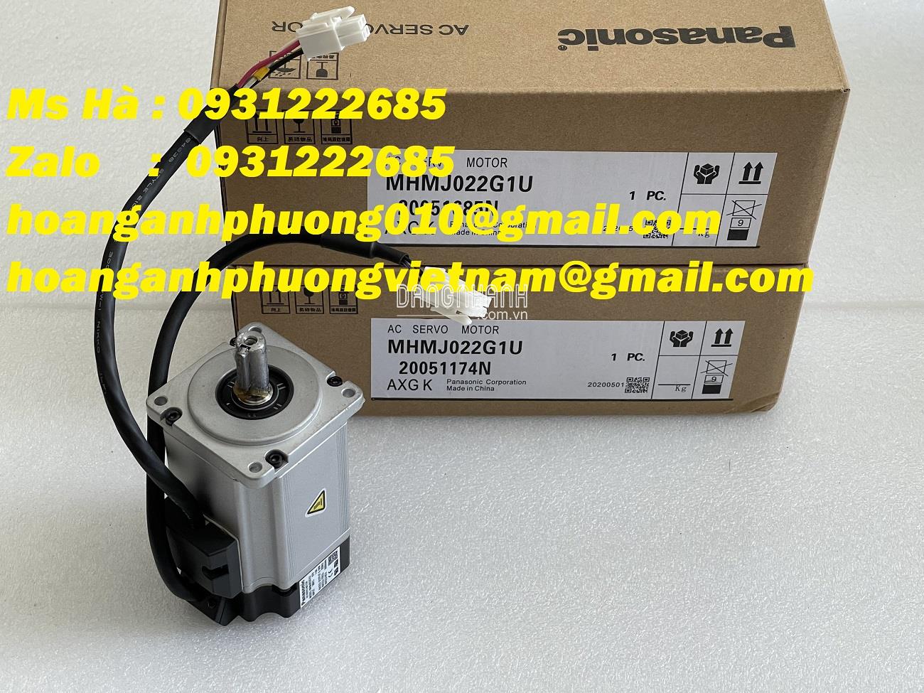 Panasonic - bảo hành 12 tháng - Động cơ hàng mới MHMJ022G1U  