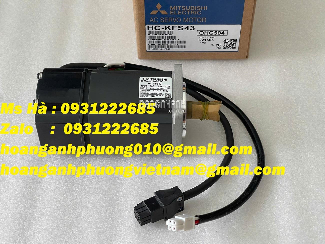 Servo 0.4kW HC-KFS43 mitsubishi - nhập trực tiếp 