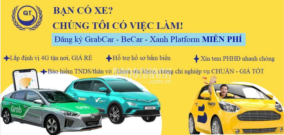 HỖ TRỢ ĐĂNG KÝ TÀI KHOẢN GRAB – BE – XANH SM