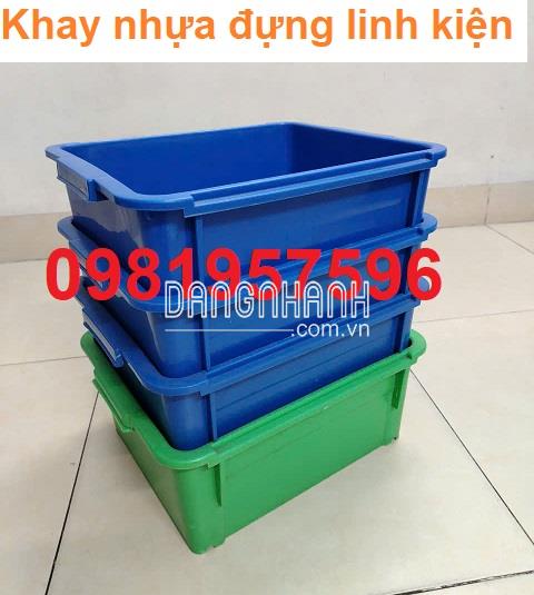 Thùng nhựa đặc A3 đựng phụ tùng, linh kiện trong các nhà xưởng