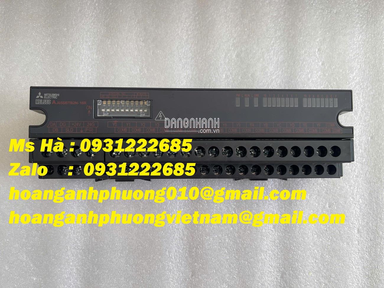 CC-Link hãng mitsubishi - Module ngõ ra AJ65SBTB2N-16R 