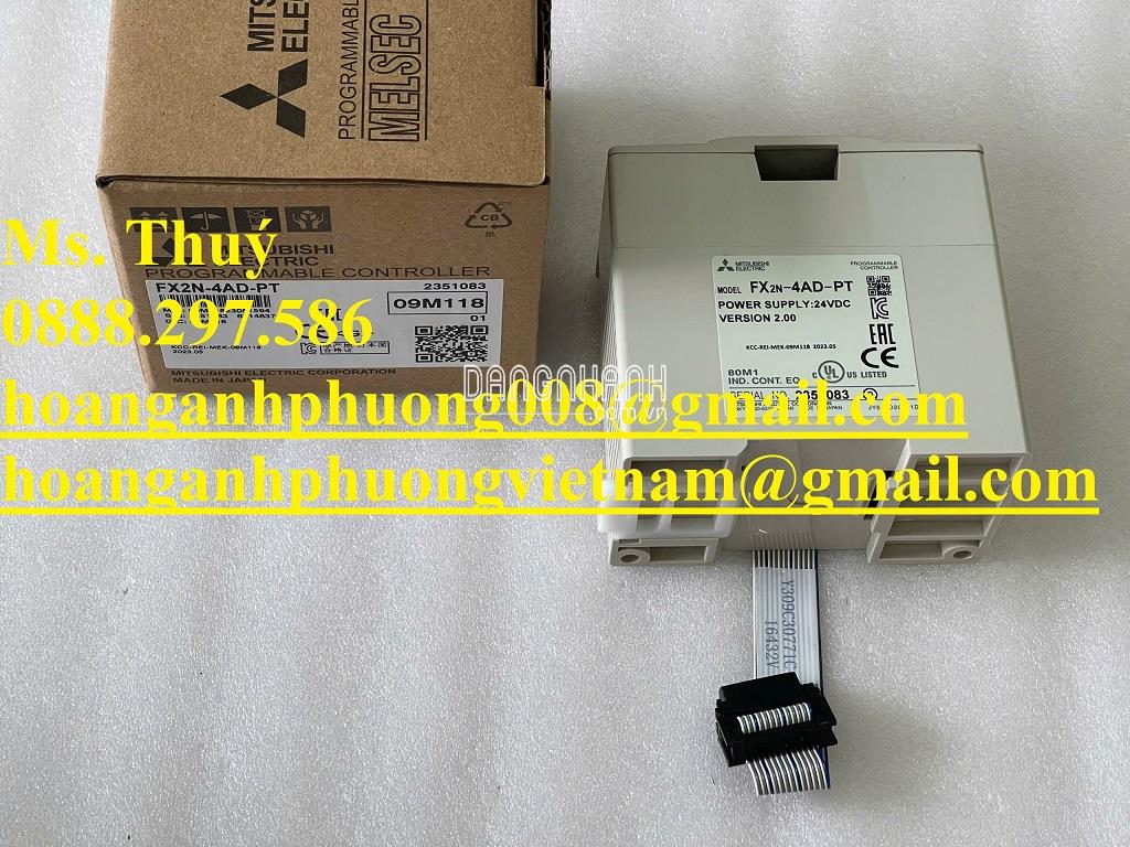 Mitsubishi FX2N-4AD-PT - Chuyên module chính hãng - Japan