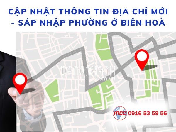  Dịch vụ cập nhật địa chỉ mới doanh nghiệp ở Biên Hòa