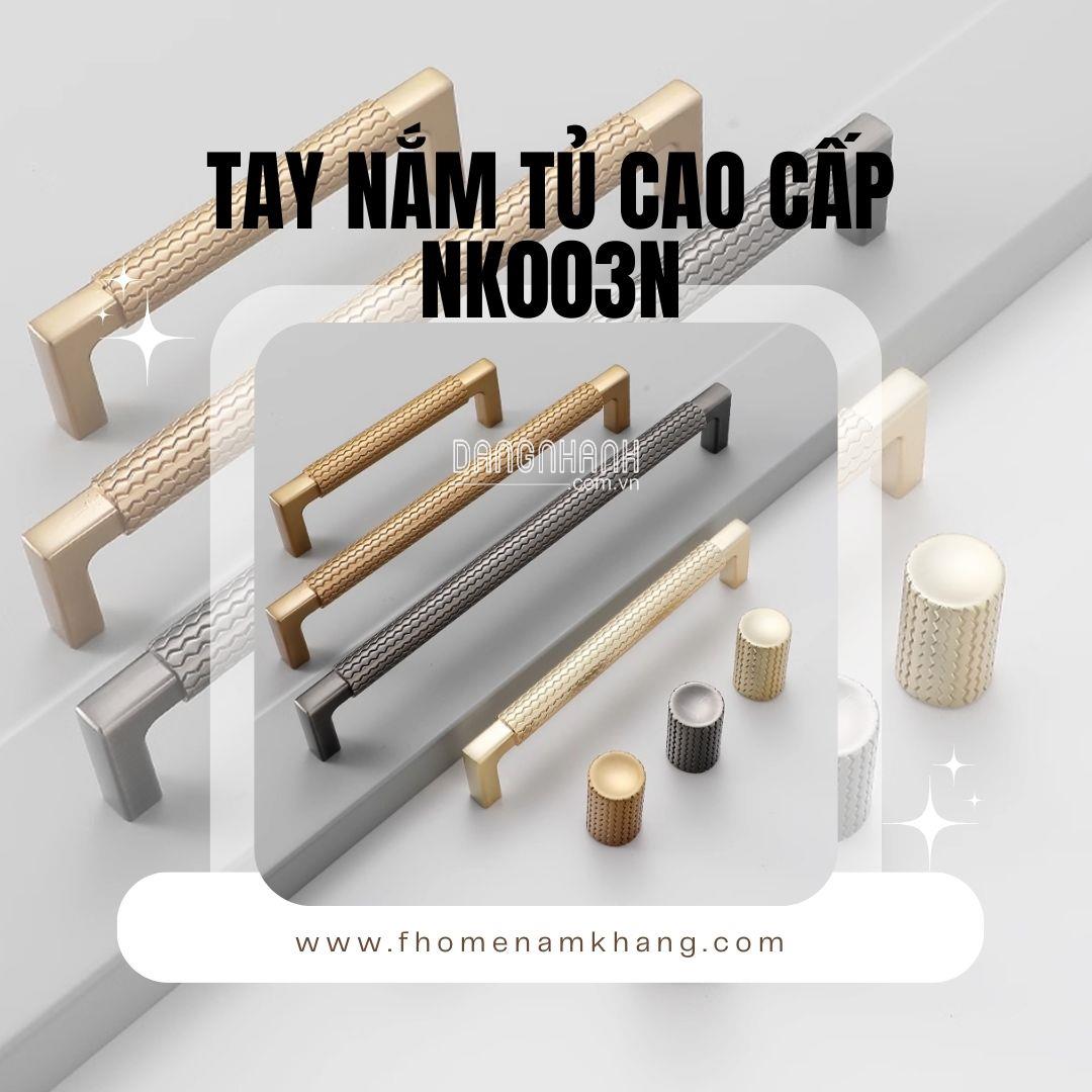 Tay nắm tủ họa tiết cao cấp NK003N | Zalo 0901 196 552