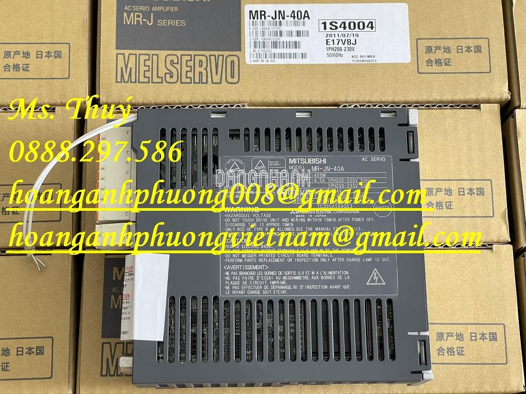 Hàng chuẩn - Bộ điều khiển Mitsubishi MR-JN-40A - Mới 100%