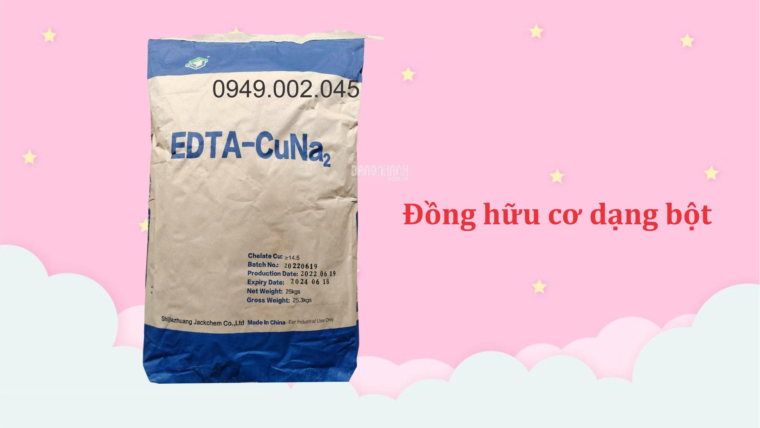 EDTA-CuNa2 - Khoáng đồng hữu cơ cho tôm cá