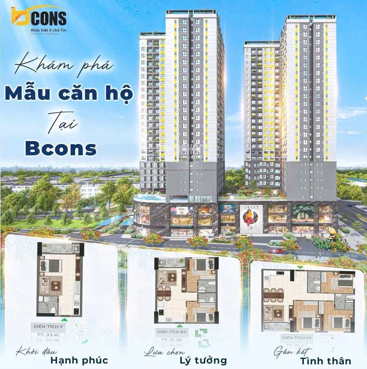 BCONS CITY - GẦN LÀNG ĐẠI HỌC VÀ METROL SUỐI TIÊN