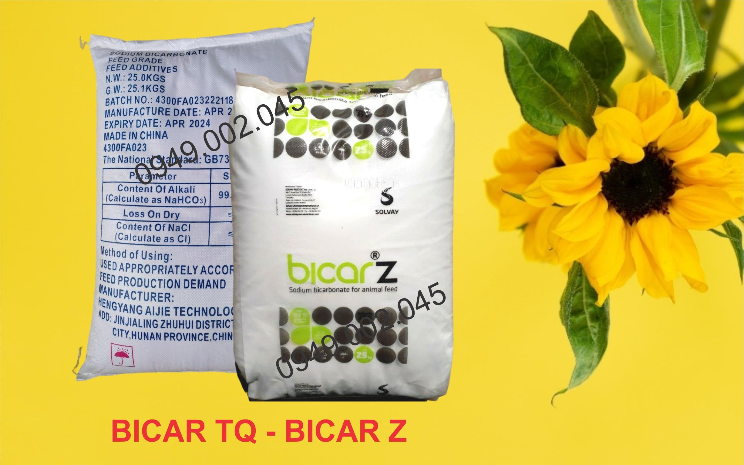 Sodium Bicarbonate - Bicar Z, Bicar TQ nâng kiềm ao nuôi