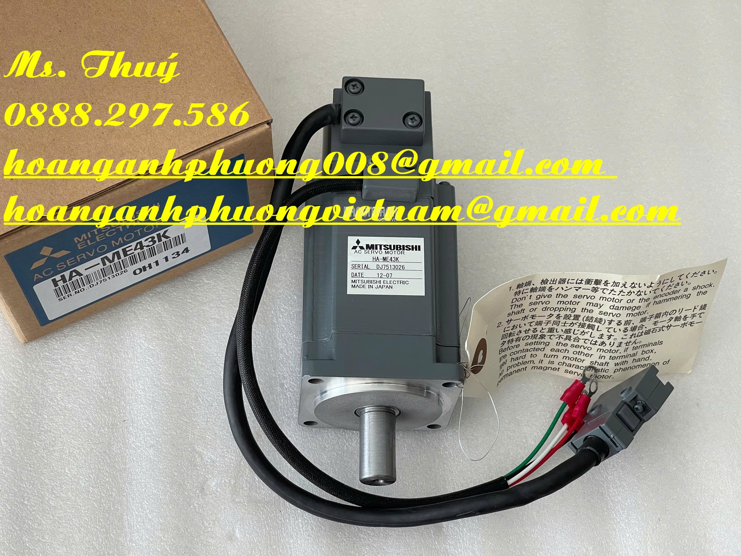 Động cơ Servo HA-ME43K Mitsubishi Japan - New 100% 