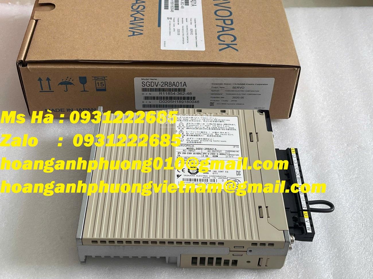 SGDV-2R8A01A yaskawa - Bộ điều khiển - giao hàng siêu nhanh 