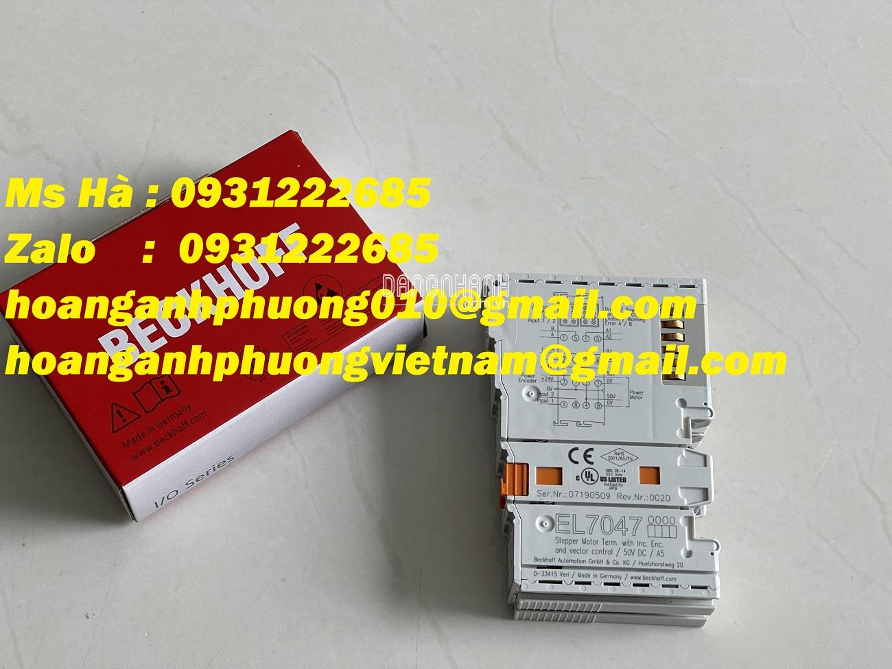 EL7047 beckhoff - EtherCAT terminal - điều khiển vector 