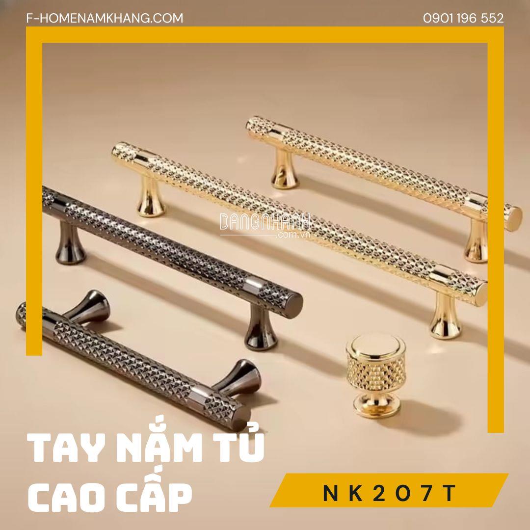 Tay nắm tủ cao cấp thanh tròn NK207T | Zalo 0901 196 552