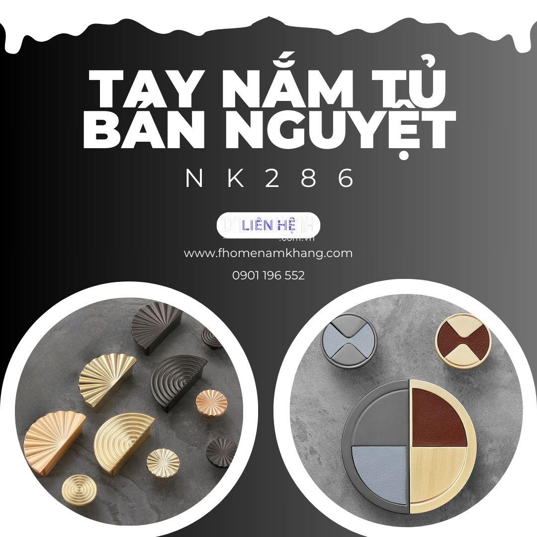 BST tay nắm tủ bán nguyệt NK286 | Zalo 0901 196 552