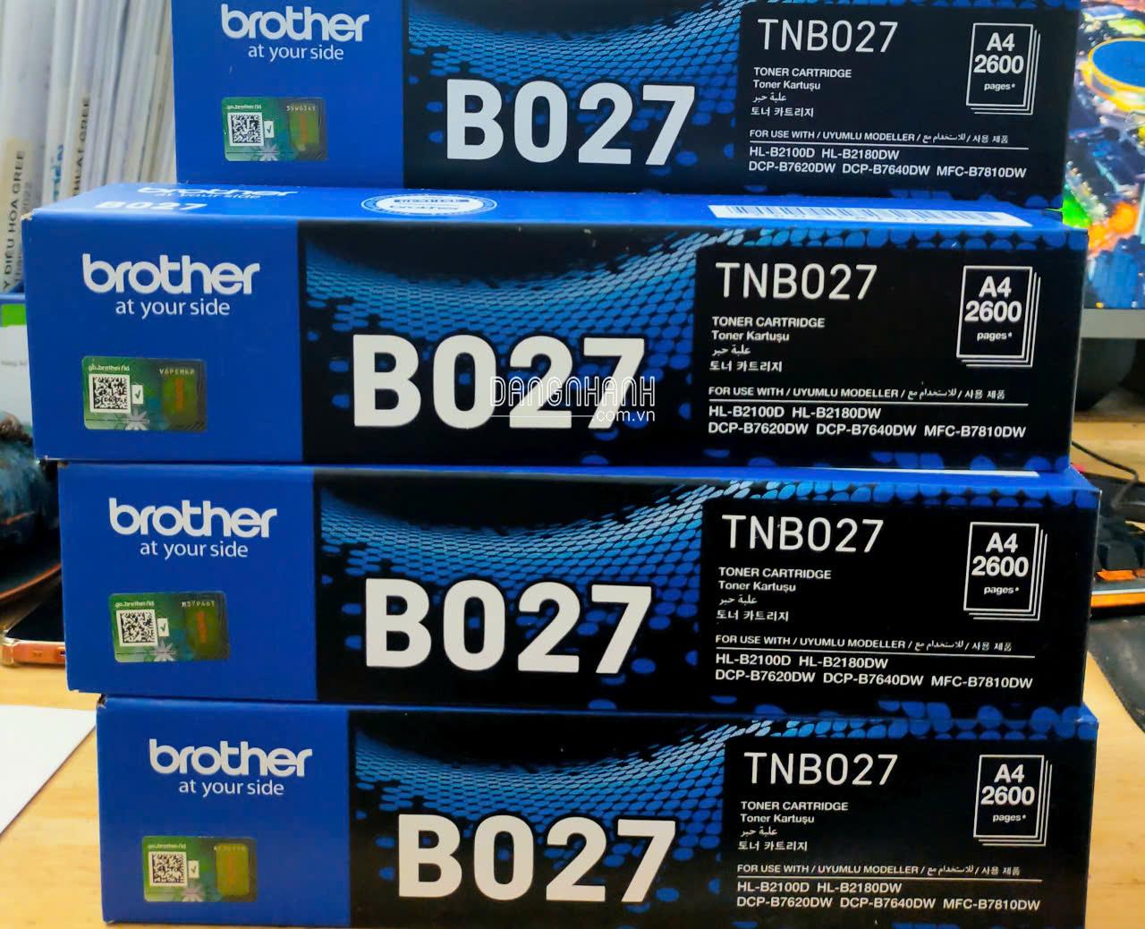 Hộp mực máy in Brother B2100D ,2180dw , B7620dw, B7640dw,B7810dw chính hãng