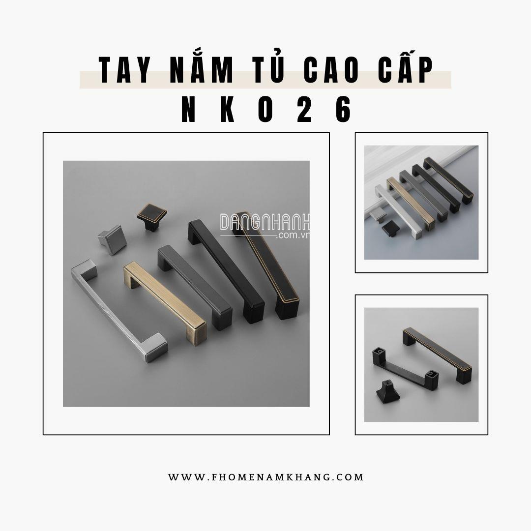 Tay nắm tủ cao cấp thanh vuông NK026 | Zalo 0901 196 552