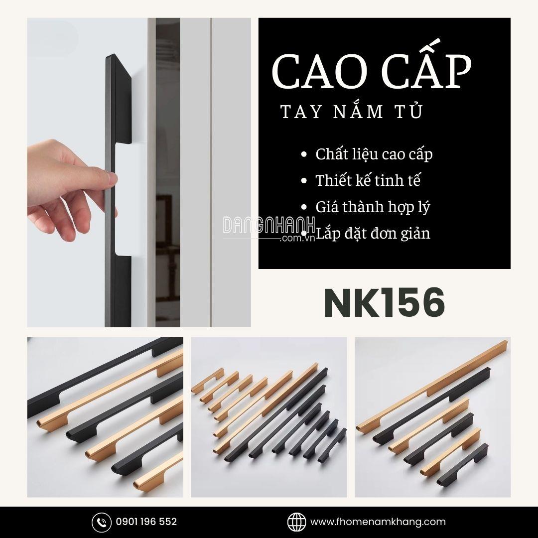 Tay nắm tủ quần áo dạng thanh hiện đại NK156 | Zalo 0901 196 552