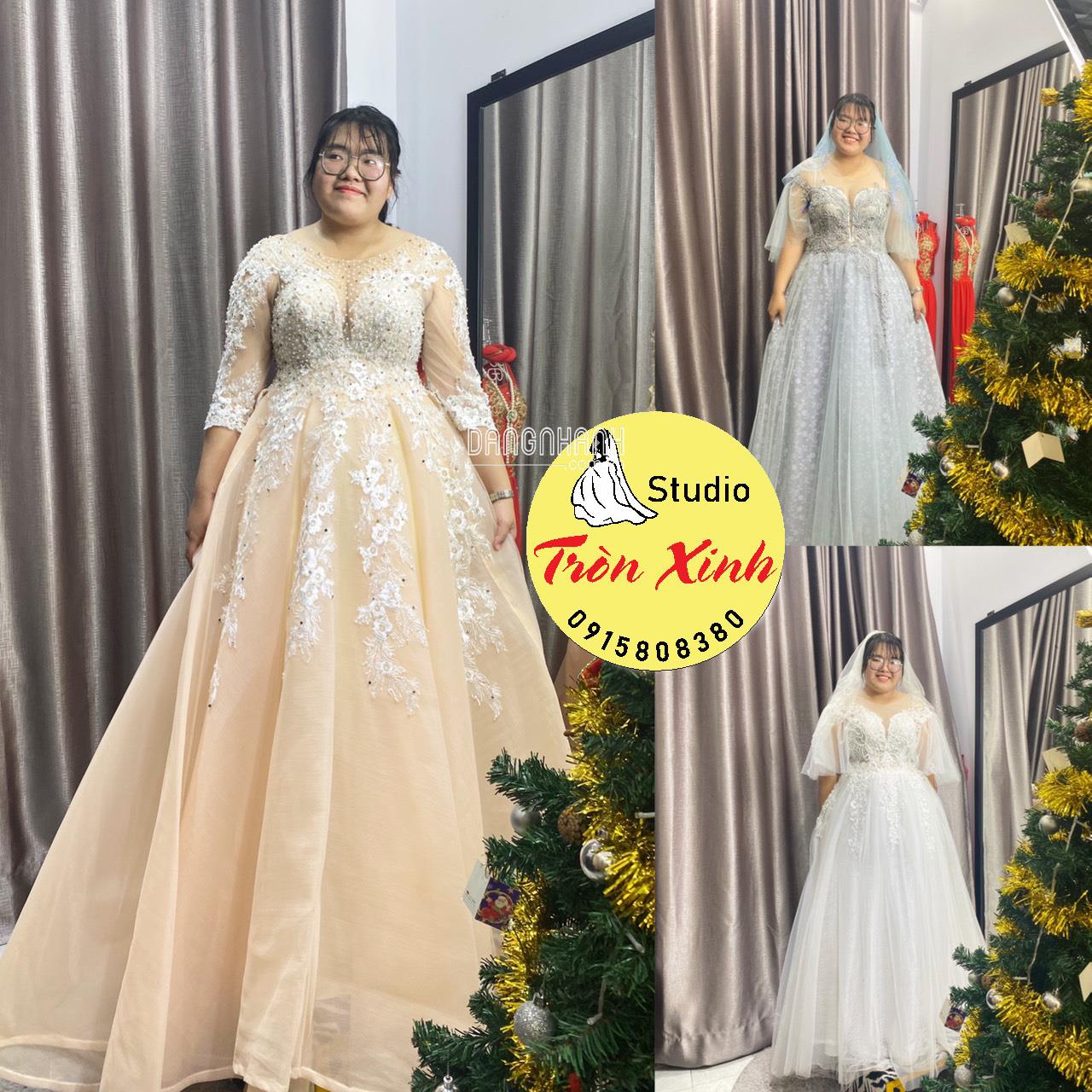 niềm vui khi mang đến cho các nàng béo áo cưới bigsize lỗng lẩy