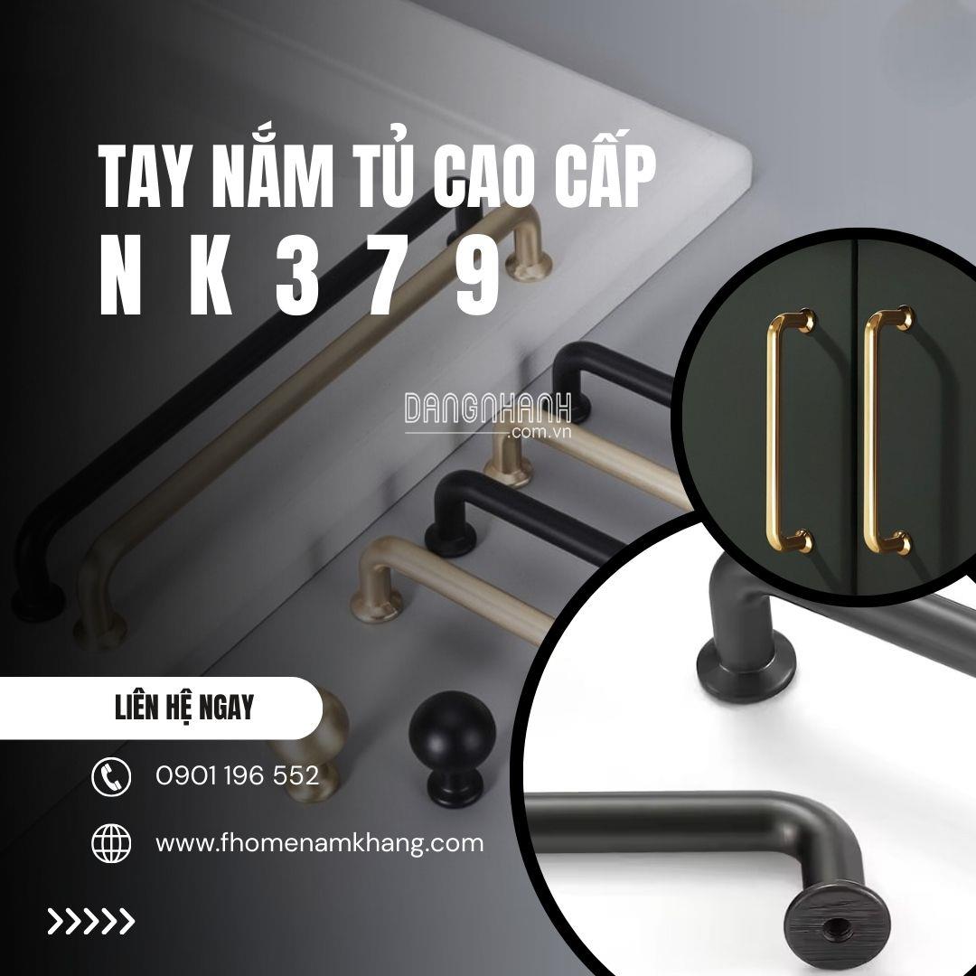 Tay nắm tủ dạng trơn hiện đại NK379 | Zalo 0901 196 552
