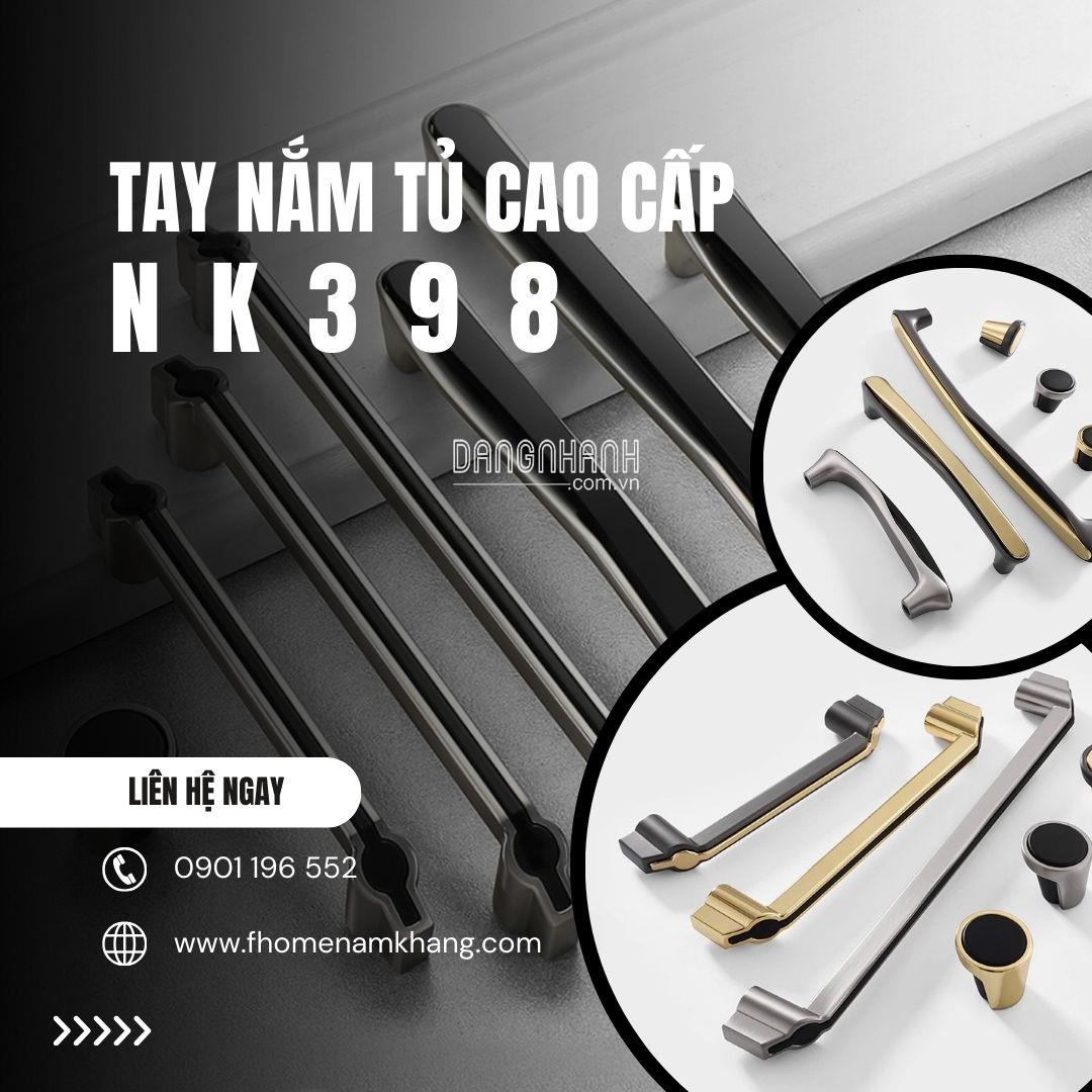 Tay nắm tủ cao cấp dạng phối hợp NK398 | Zalo 0901 196 552