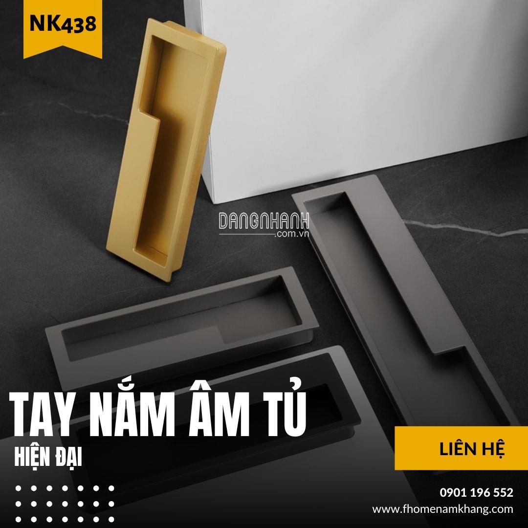 Tay nắm âm tủ hiện đại NK438 | Zalo 0901 196 552