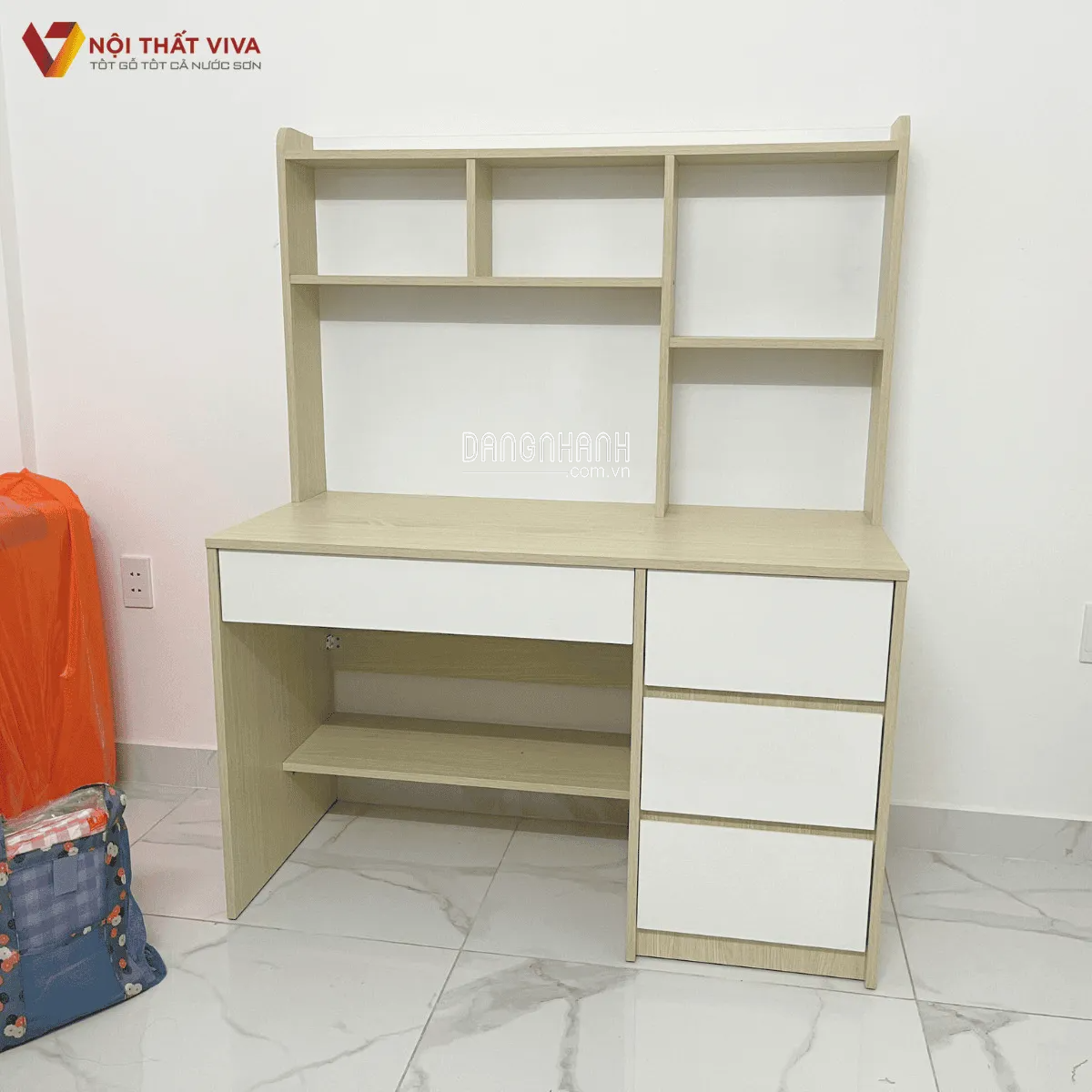 Bàn Học Sinh Gỗ Công Nghiệp MDF Phủ Melamine