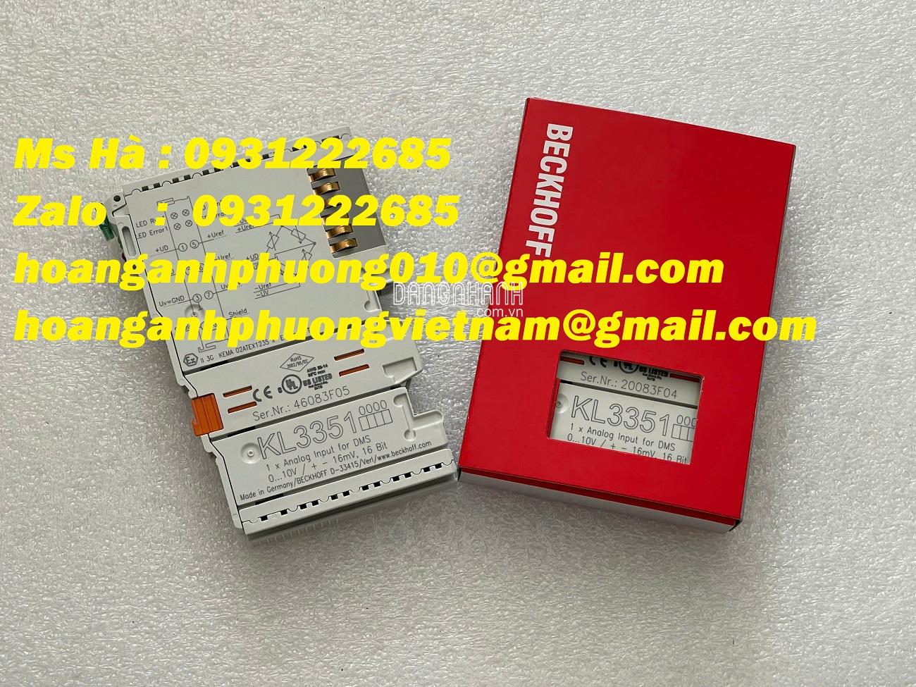 Module analog input KL3351 beckhoff - mô đun 