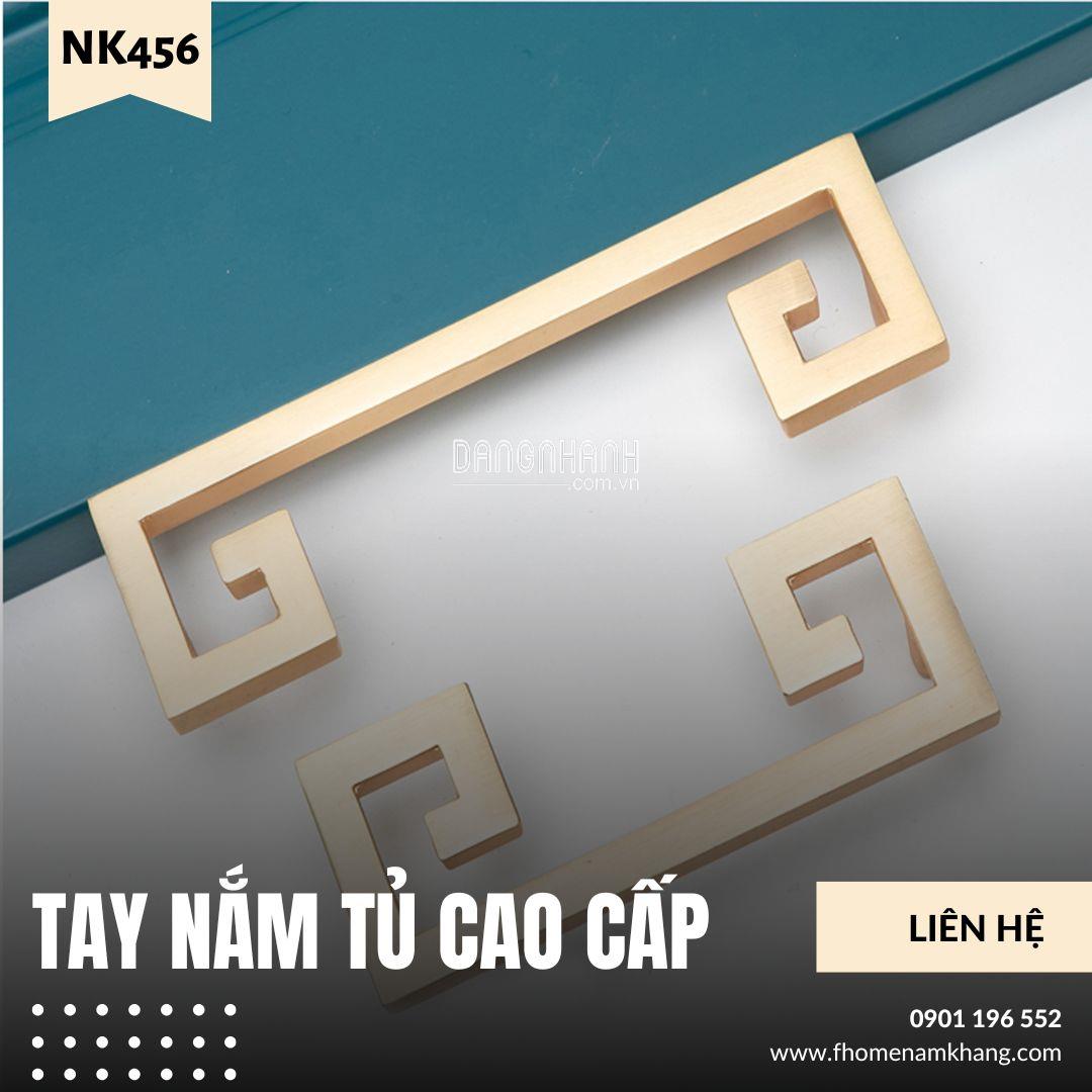 Tay nắm tủ đôi màu vàng xước NK456 | Zalo 0901 196 552