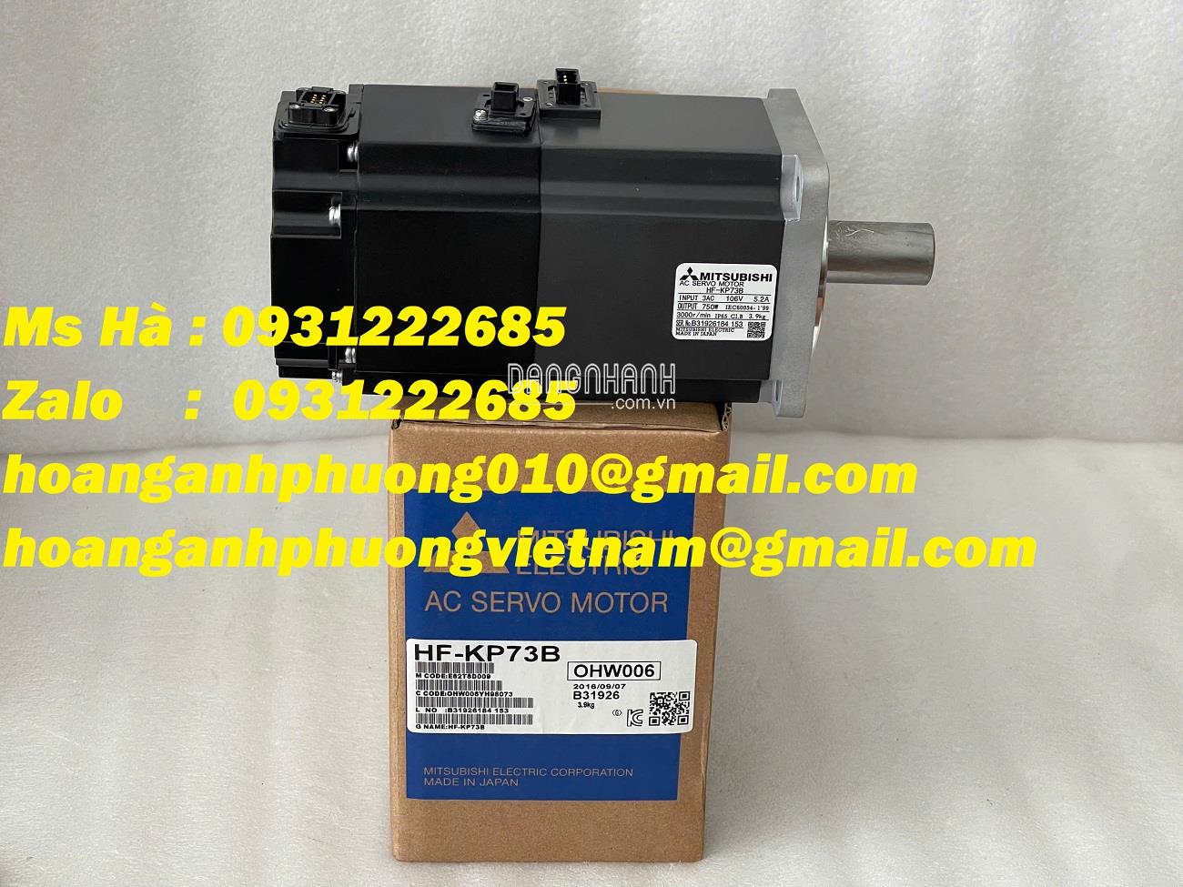 HF-KP73B mitsubishi 750W - động cơ servo - Hoàng Anh Phương 
