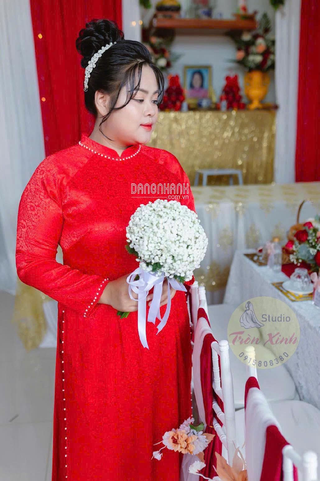 Áo Dài Đỏ Bigsize Vẻ Đẹp Hoàn Hảo Tròn Xinh