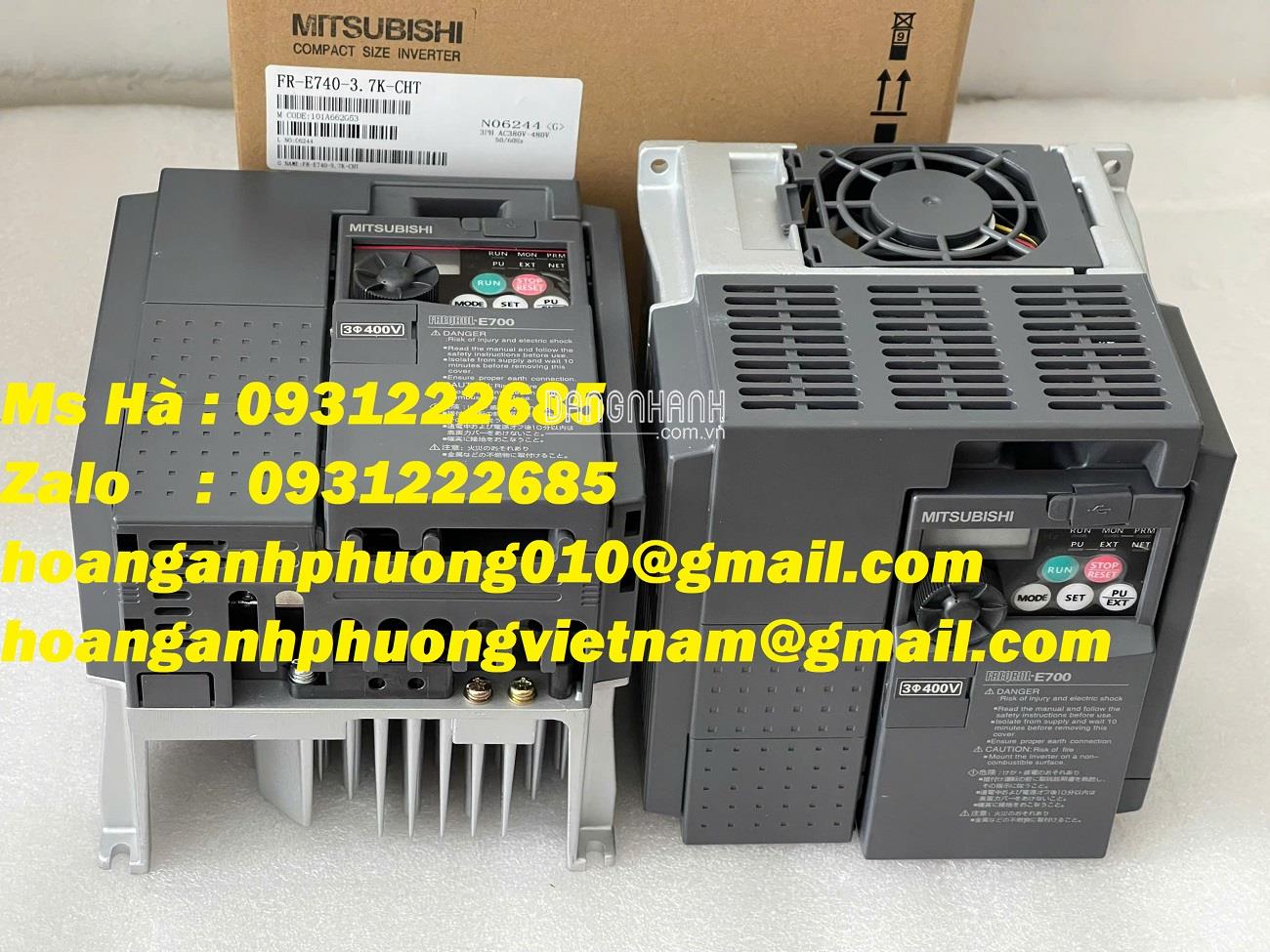 Biến tần dòng series E740 mitsubishi FR-E740-3.7K-CHT 
