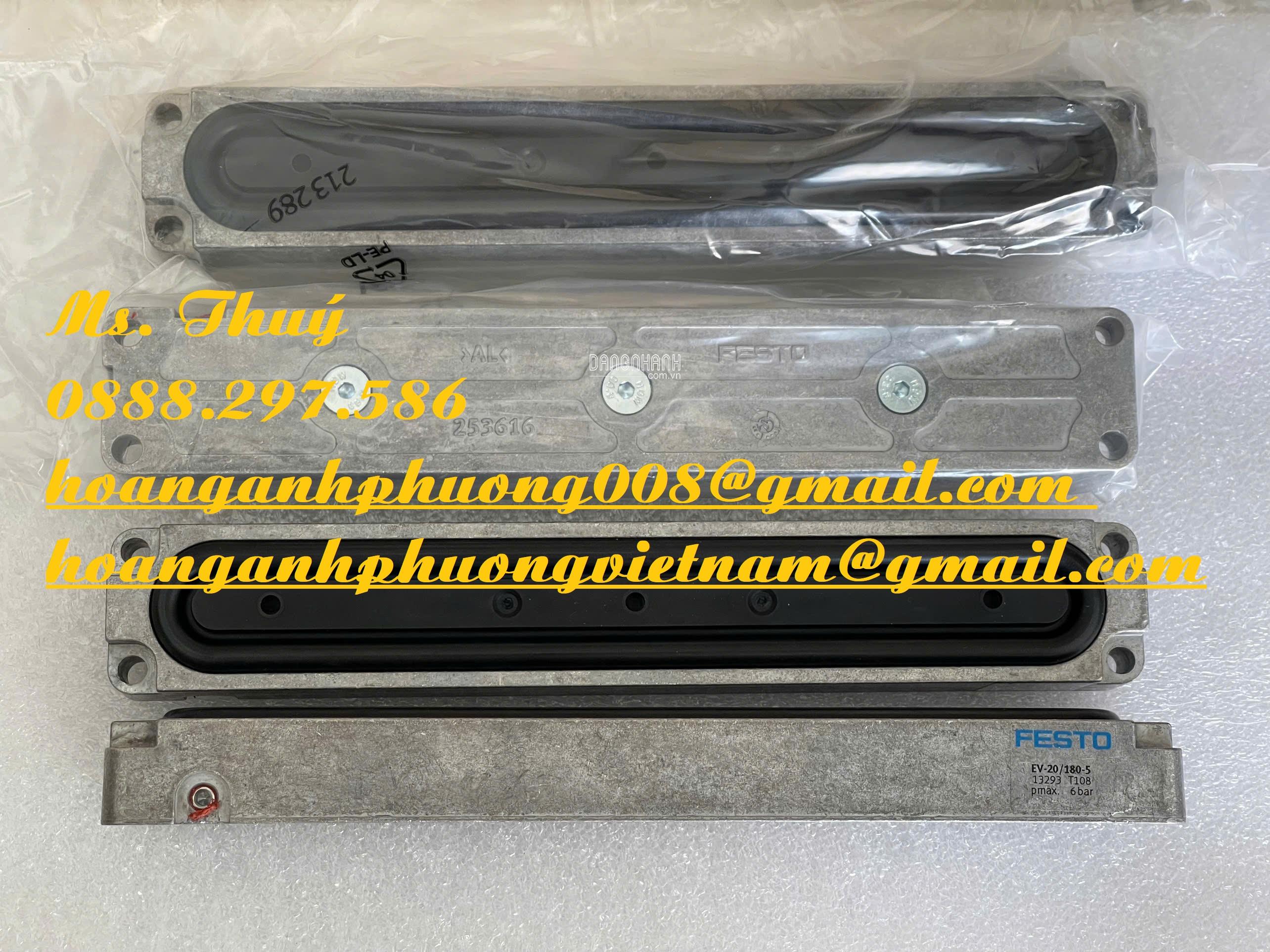 Bộ xi lanh kẹp Festo EV-20/180-5 - Cty Hoàng Anh Phương