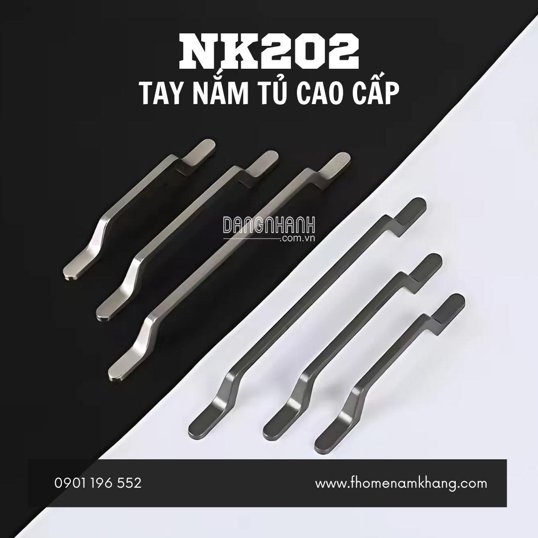 Tay nắm tủ dạng thanh trơn nhỏ gọn NK202 | Zalo 0901 196 552