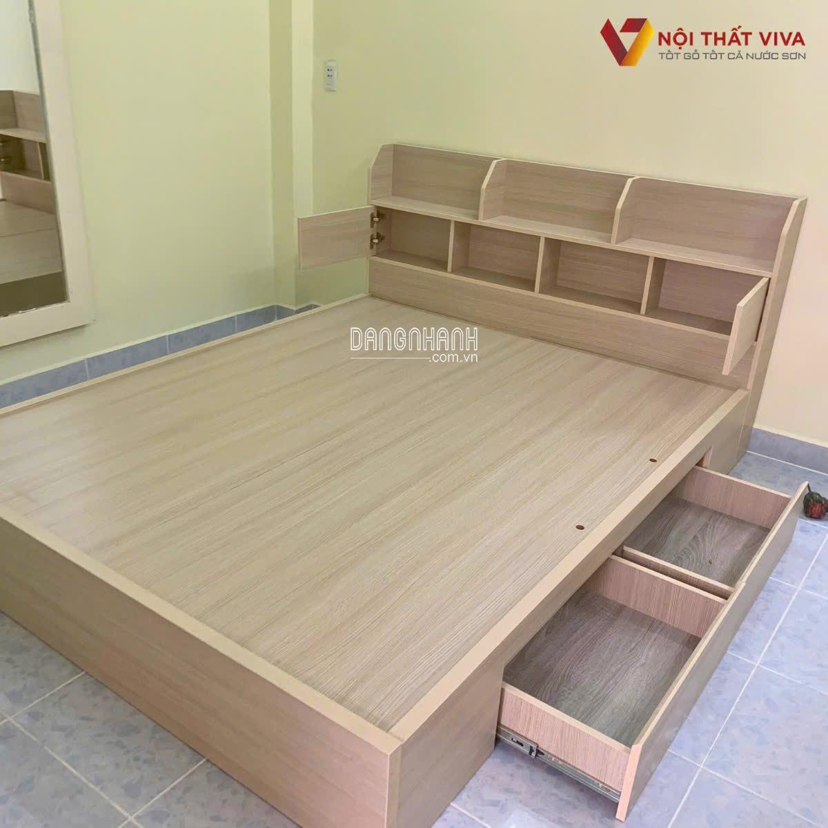 Giường có ngăn kéo kích thước bao nhiêu là chuẩn? Gợi ý mẫu 